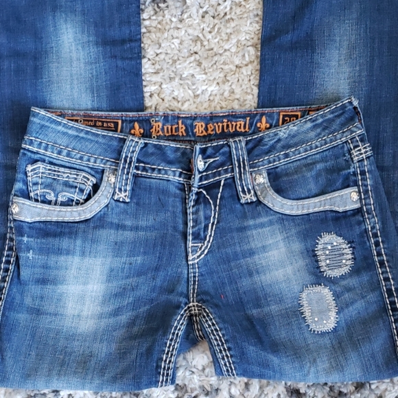 Rock Revival Denim - Rock Revival Alanis Boot Cut Jeans.  Size 28.